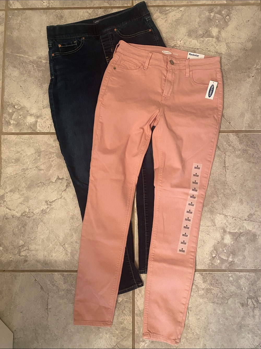 2 pair of skinny jeans